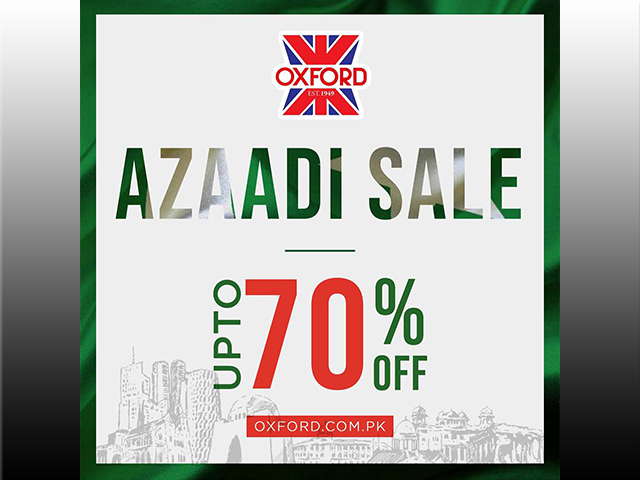 Oxford Azadi Sale