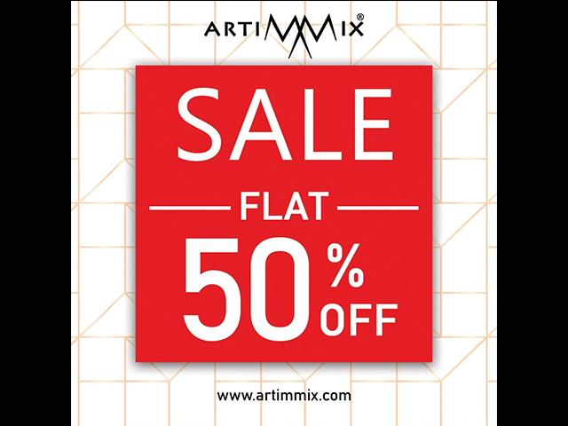 Artimmix SALE of the season! FLAT 50% OFF on Entire Stock from 25th October 2019