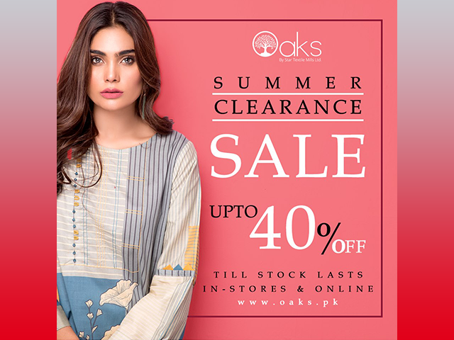 Oaks Summer Clearance Sale 2019! UP TO 40% OFF on clearance stock