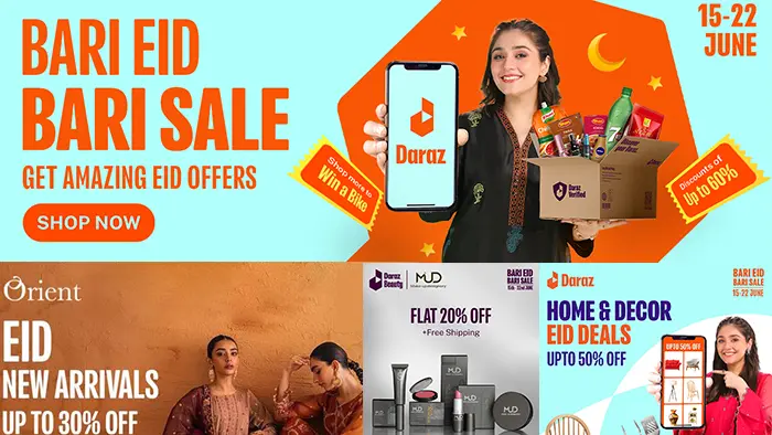 Daraz Azadi Sale 2023! 70% Off Discount Shop Online