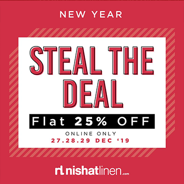Nishat Linen New Year Sale - Flat 25% off on all products online - Sale 2019