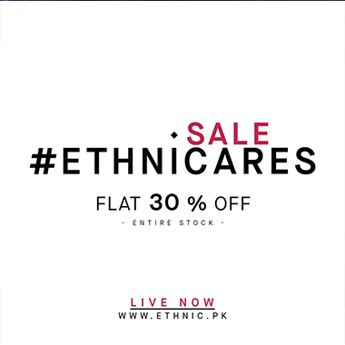 Ethnic by Outfitters Ethniccares Sale! Flat 30% off on SS 2020 exclusively online