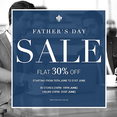 Charcoal Father Day Sale! Flat 30% off on Entire stock