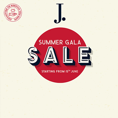 J. Junaid Jamshed Summer Gala! Up to 50% off in stores & online