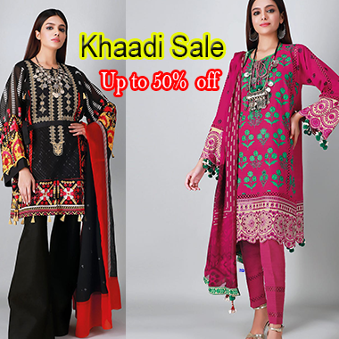 Khaadi Sale - Pakistan Day Sale 2023 - Up to 50% off on items