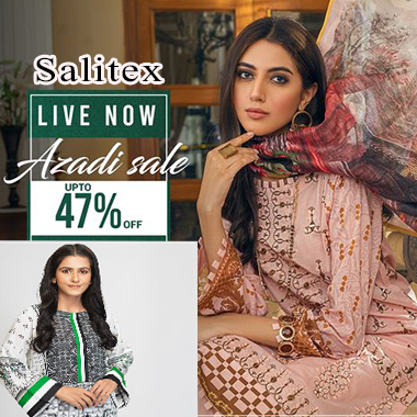 Salitex Azadi Sale 2021! Up to 47 % off on entire stock