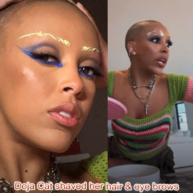 Doja Cat Shaved her Head & Eye Brows on Instagram Live I don't like having hair