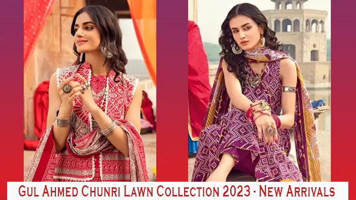 Gul Ahmed - Chunri Lawn Collection 2023 - New Arrivals