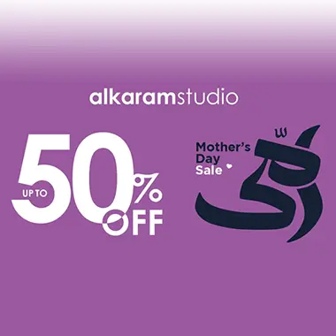 Alkaram Studio Mother's Day Sale Upto 50% off from 9th May 2023