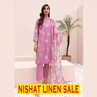 Nishat Linen Lawn Sale 2023 Upto 50% Off with price