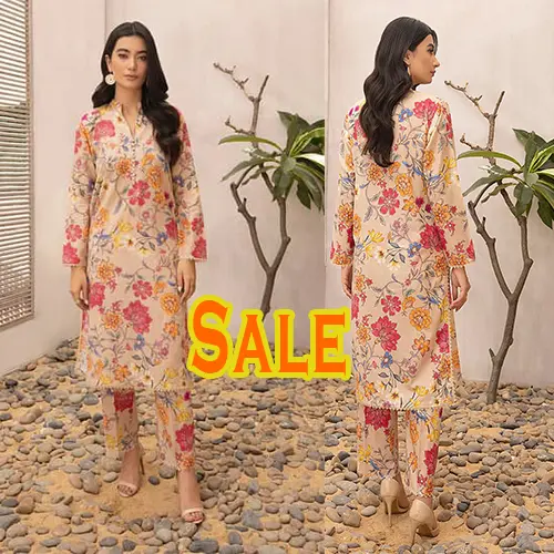 So Kamal Summer Sale 2023 Lawn Unstitched 50% Off with price